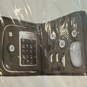 Brookstone Laptop Essentials Kit - Black and Gray